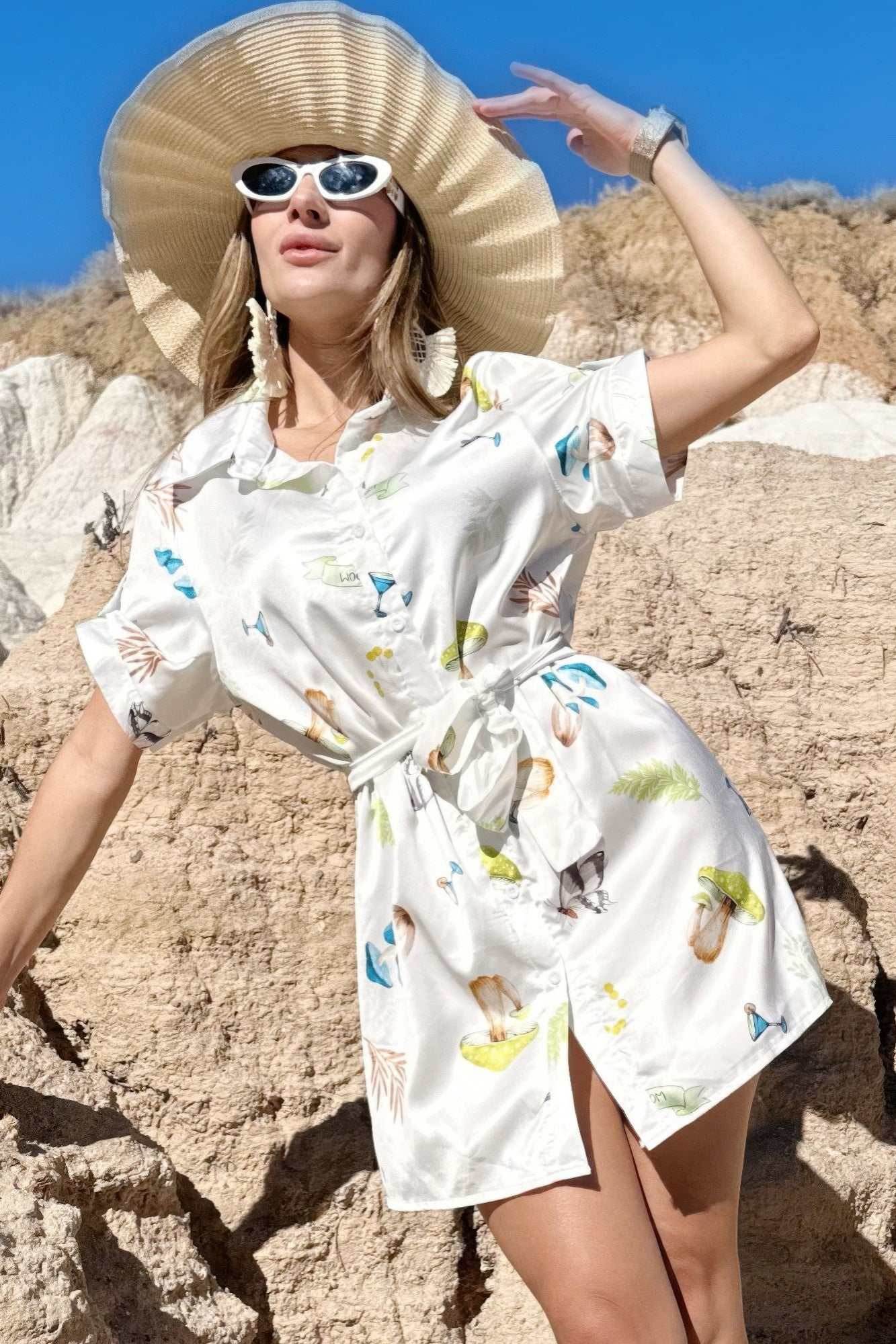 Resort Wear Vacation Wear Mini Dress - Purcell's Clothing Company