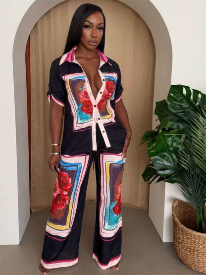 Midnight Bloom Framed Resort Set - Purcell's Clothing Company