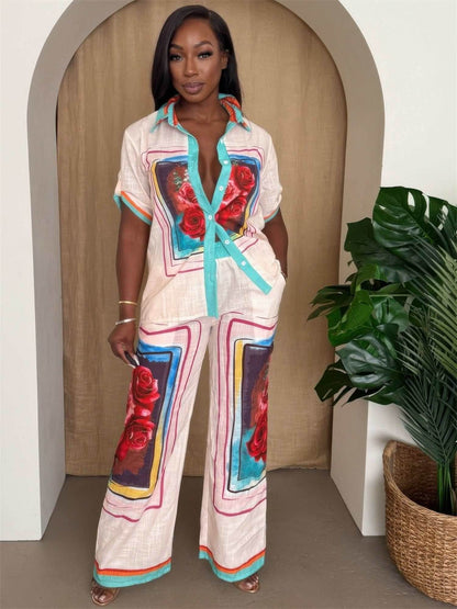 Rosa Frame Button-up Resort Set - Purcell's Clothing Company