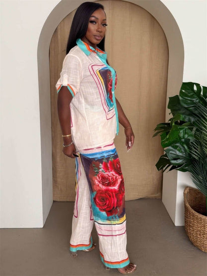 Rosa Frame Button-up Resort Set - Purcell's Clothing Company