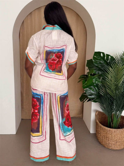 Rosa Frame Button-up Resort Set - Purcell's Clothing Company