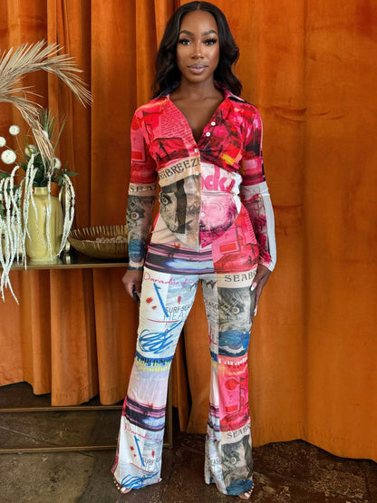 Paradise Inn Pants Set - Purcell's Clothing Company