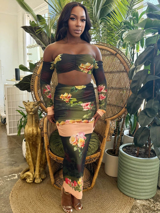Eden Rose Mesh Set - Purcell's Clothing Company