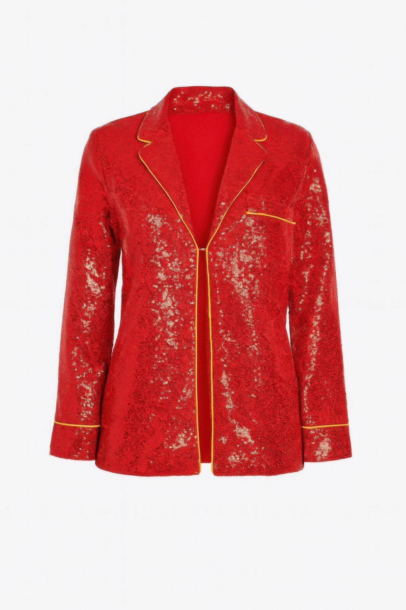 Sequin Collared Two Piece Set - Purcell's Clothing Company