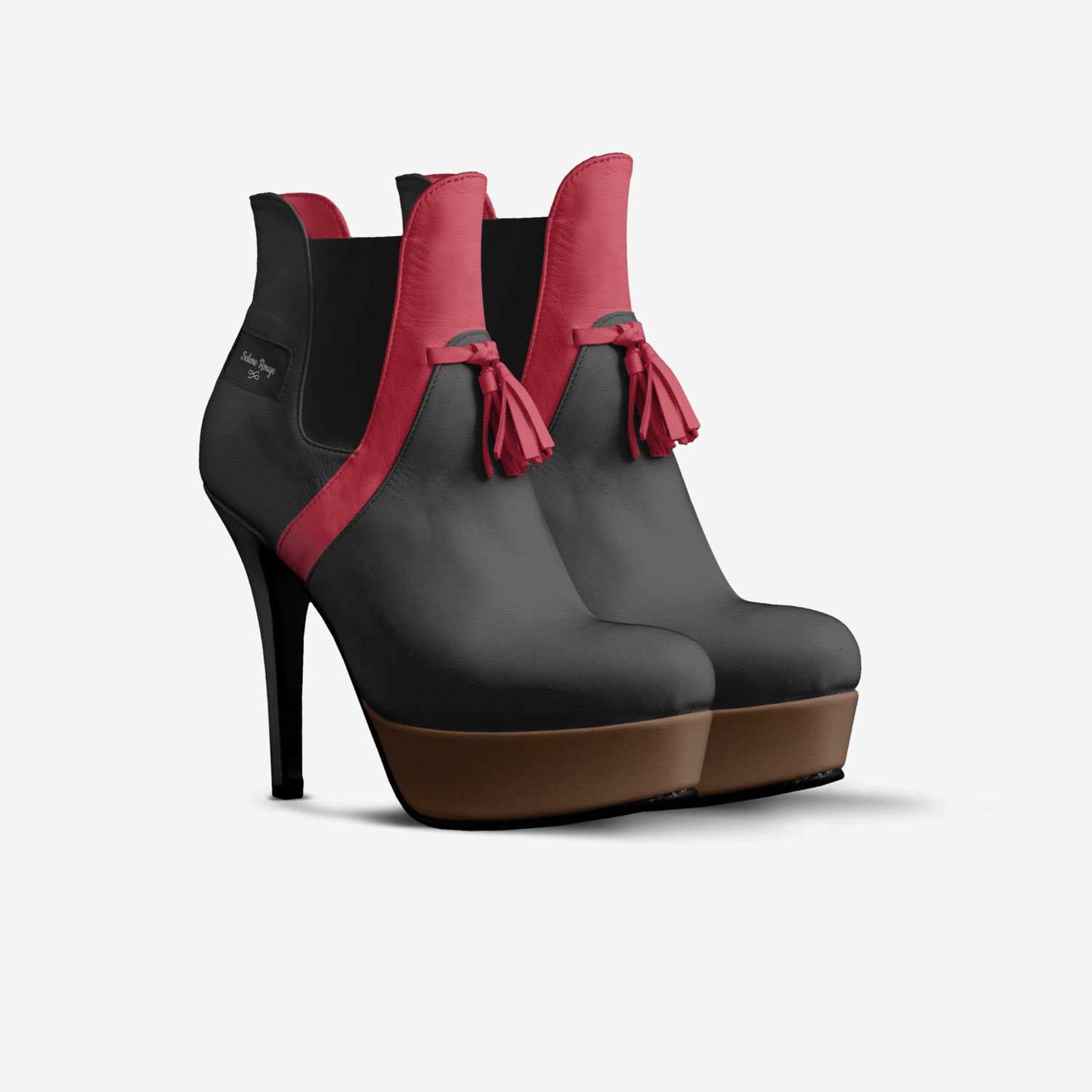 Selene Rouge - Tassels Platform Pump