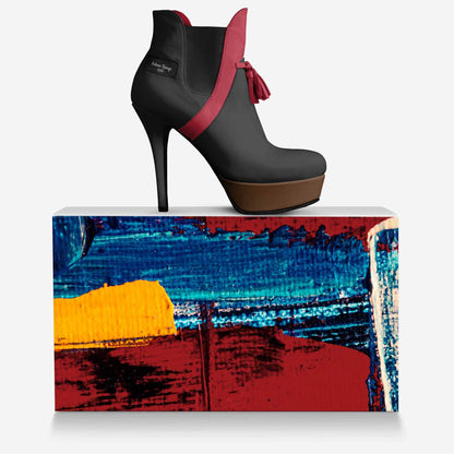 Selene Rouge - Tassels Platform Pump