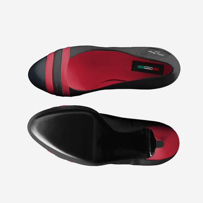 Selene Rouge - Striped Platform Pump