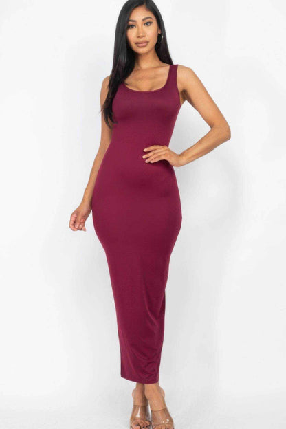 Solid Basic Maxi Dress - Purcell's Clothing Company