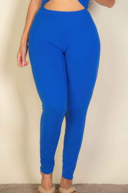 Plus Basic Solid Leggings - Purcell's Clothing Company