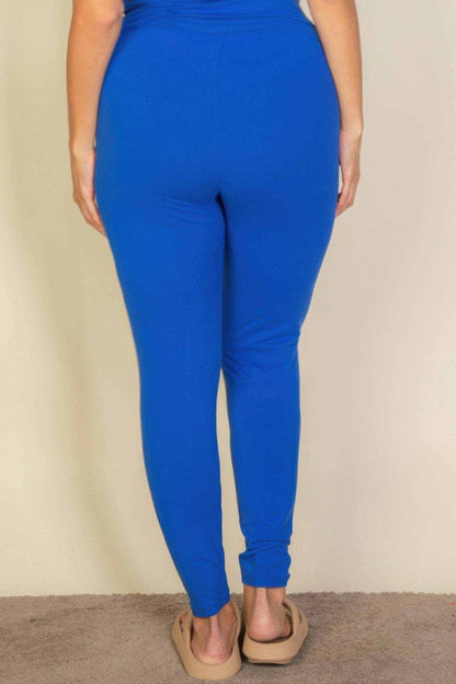 Plus Basic Solid Leggings - Purcell's Clothing Company