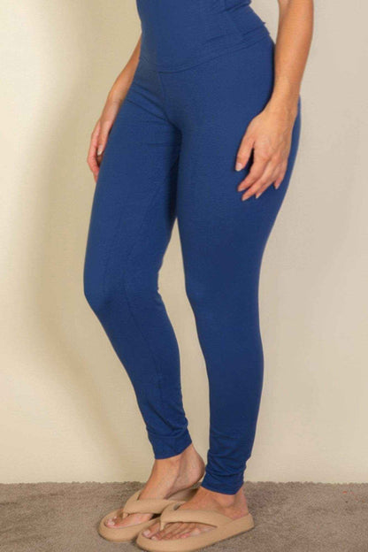 Plus Basic Solid Leggings - Purcell's Clothing Company