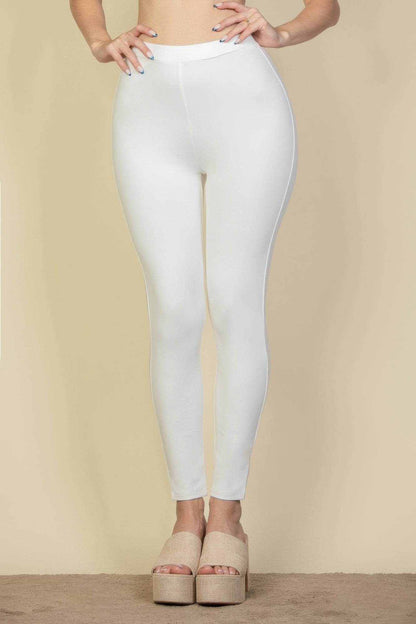 Solid High Waist Legging - Purcell's Clothing Company