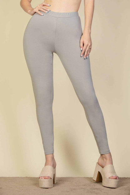 Solid High Waist Legging - Purcell's Clothing Company