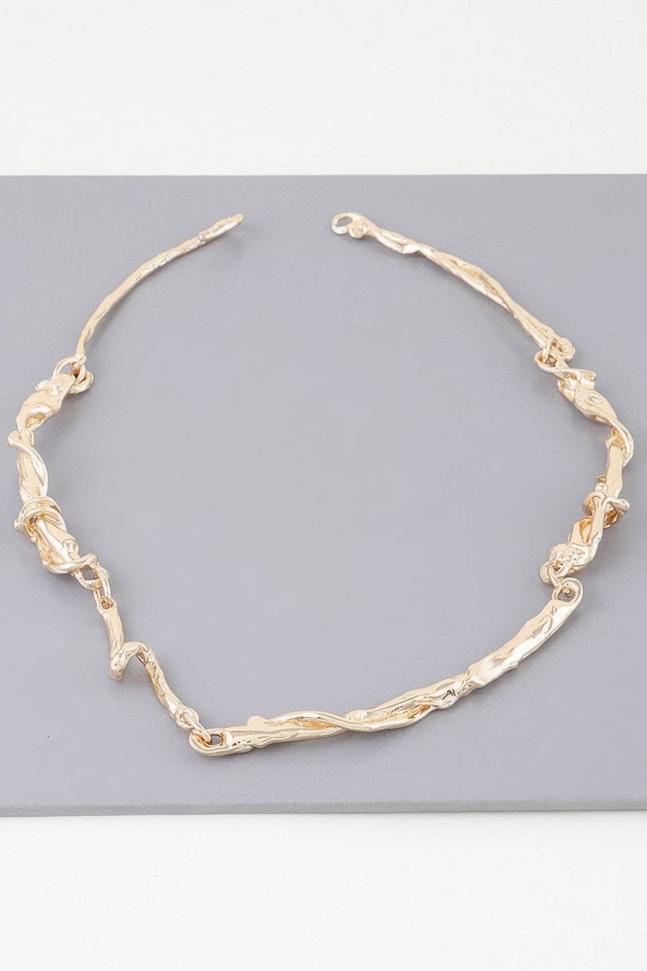 Multi Twisted Abstract Necklace - Purcell's Clothing Company