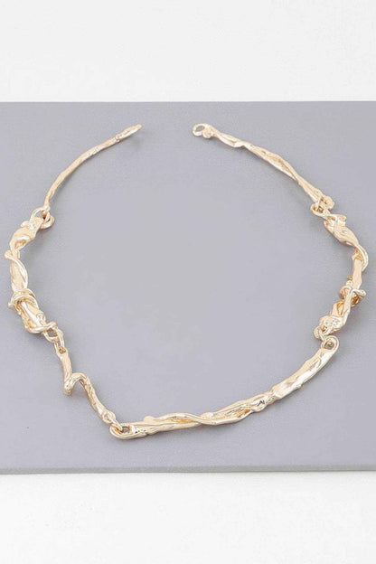 Multi Twisted Abstract Necklace - Purcell's Clothing Company