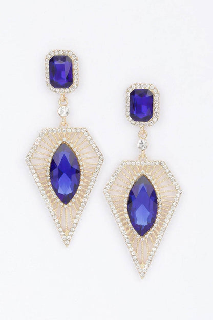Rhinestone Earring - Purcell's Clothing Company