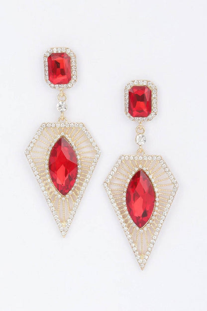 Rhinestone Earring - Purcell's Clothing Company