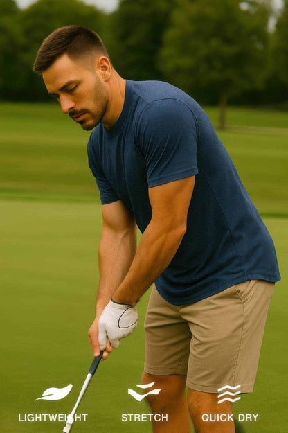 Curved Athletic Sports T-shirt - Purcell's Clothing Company