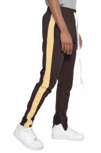 Slim Fit Single Stripe Track Pant Joggers - Purcell's Clothing Company