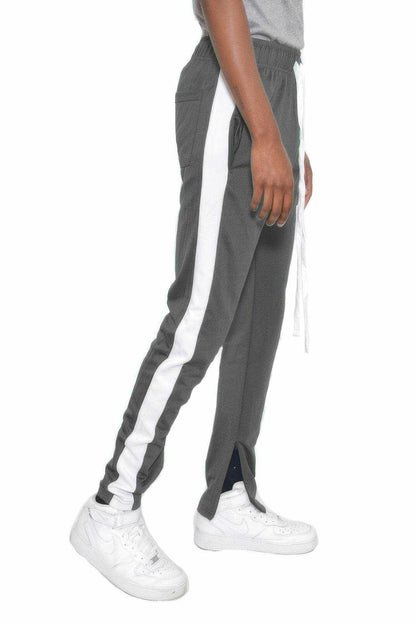 Slim Fit Single Stripe Track Pant Joggers - Purcell's Clothing Company