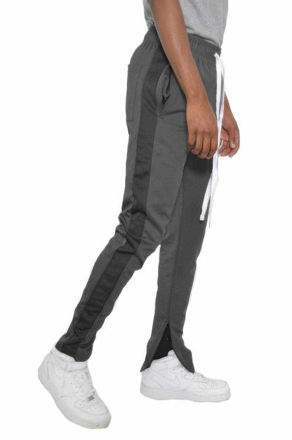 Slim Fit Single Stripe Track Pant Joggers - Purcell's Clothing Company