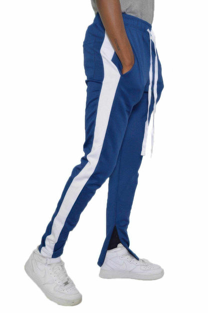 Slim Fit Single Stripe Track Pant Joggers - Purcell's Clothing Company