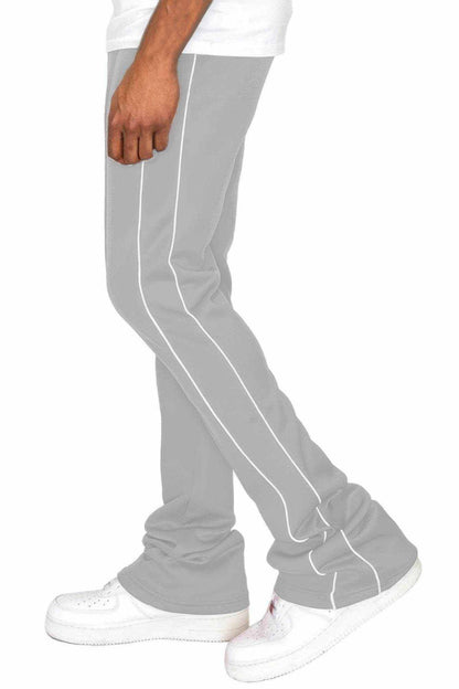 Side Pipe Stacked Flare Sweatpants - Purcell's Clothing Company