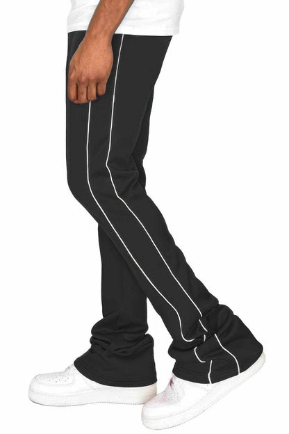 Side Pipe Stacked Flare Sweatpants - Purcell's Clothing Company