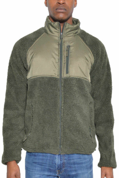 Full Zip Sherpa Fleece Jacket - Purcell's Clothing Company