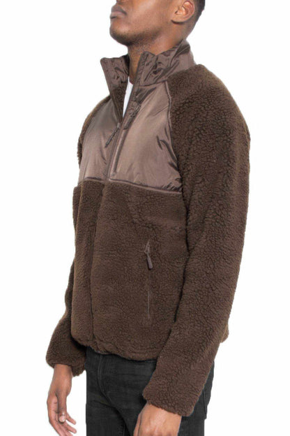 Full Zip Sherpa Fleece Jacket - Purcell's Clothing Company