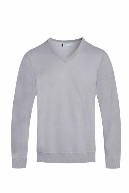 Solid V-neck Sweater - Purcell's Clothing Company