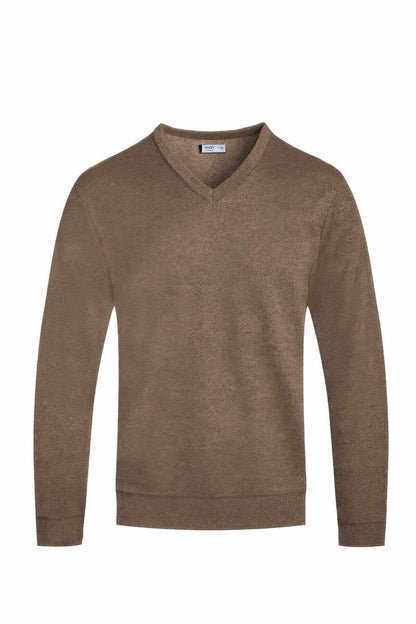 Solid V-neck Sweater - Purcell's Clothing Company