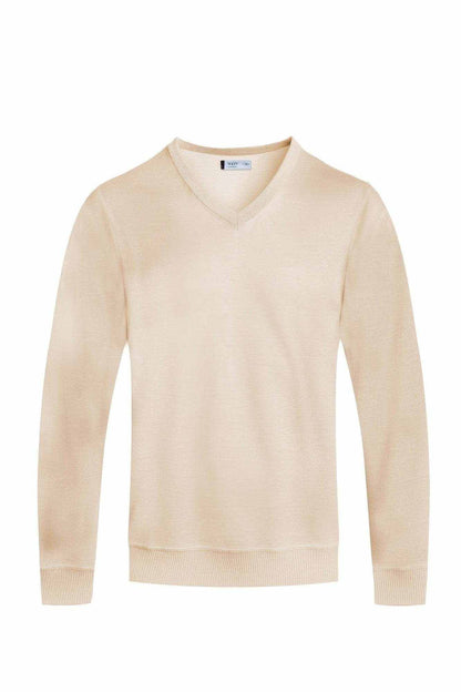 Solid V-neck Sweater - Purcell's Clothing Company