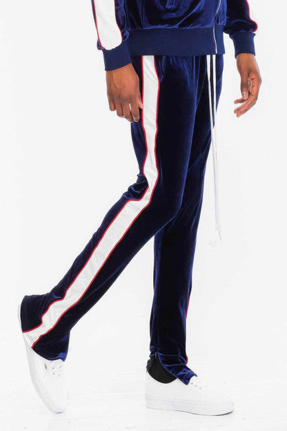 Mens Velour Track Jacket And Track Pant Set - Purcell's Clothing Company