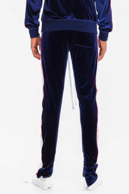 Mens Velour Track Jacket And Track Pant Set - Purcell's Clothing Company