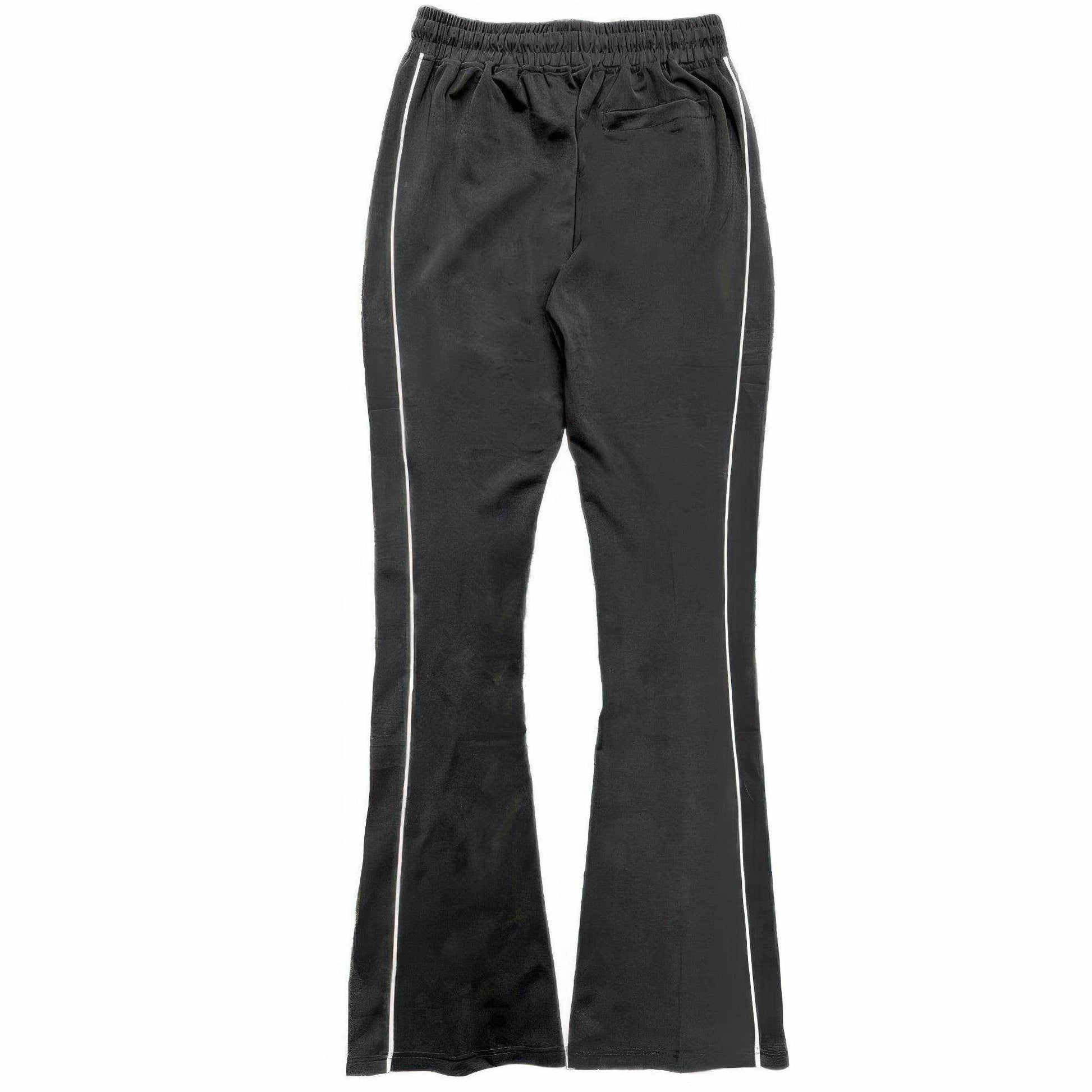 Mens Side Pipe Stacked Flare Pants - Purcell's Clothing Company