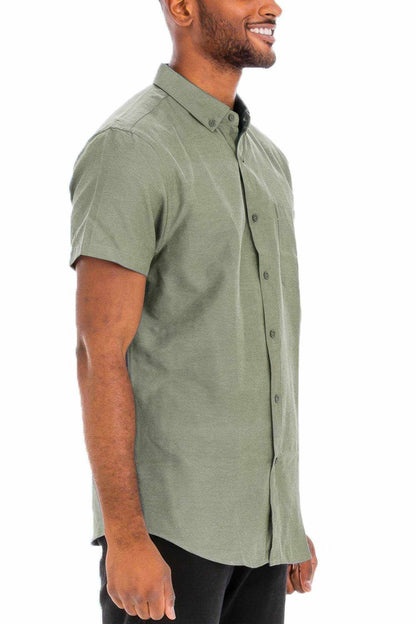 Casual Short Sleeve Solid Shirts - Purcell's Clothing Company