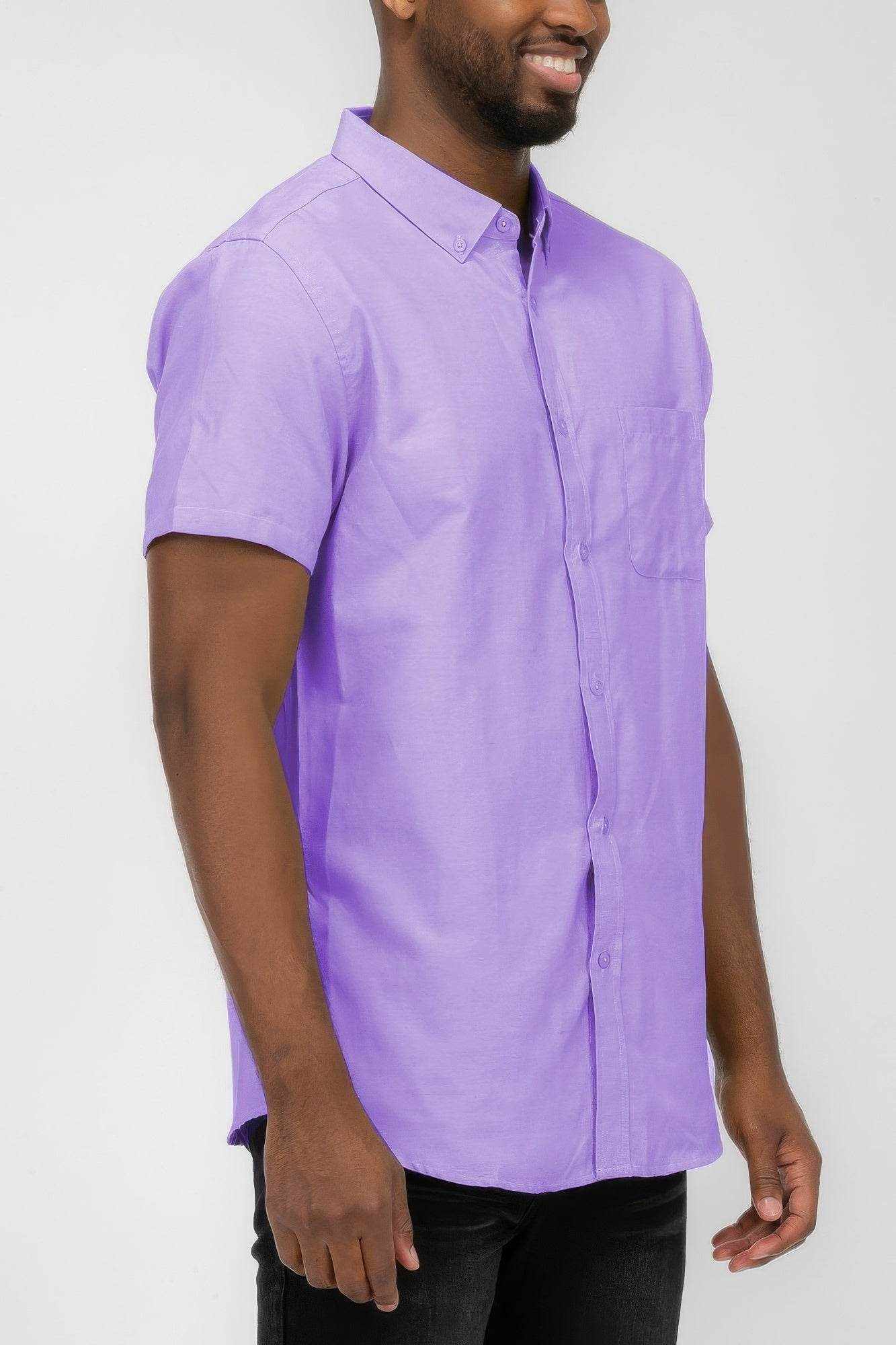 Casual Short Sleeve Solid Shirts - Purcell's Clothing Company