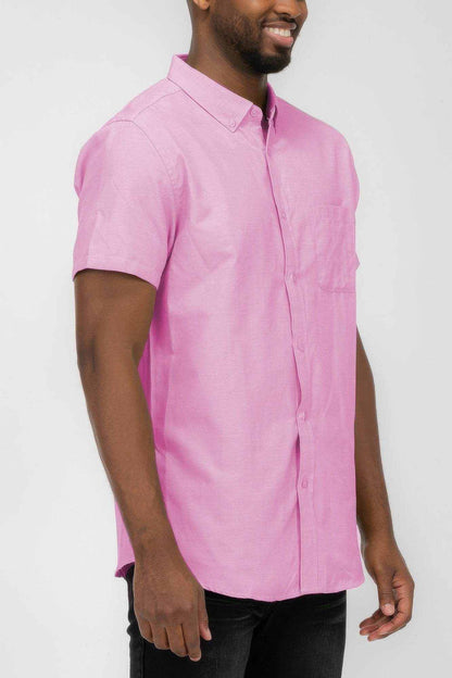 Casual Short Sleeve Solid Shirts - Purcell's Clothing Company