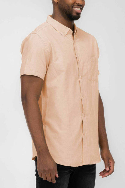 Casual Short Sleeve Solid Shirts - Purcell's Clothing Company