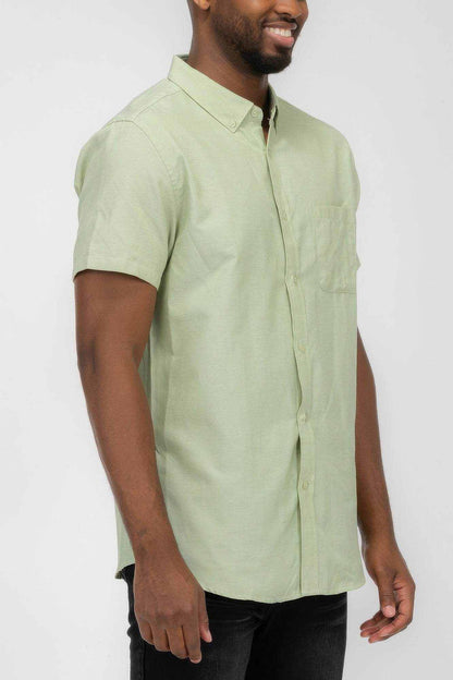 Casual Short Sleeve Solid Shirts - Purcell's Clothing Company