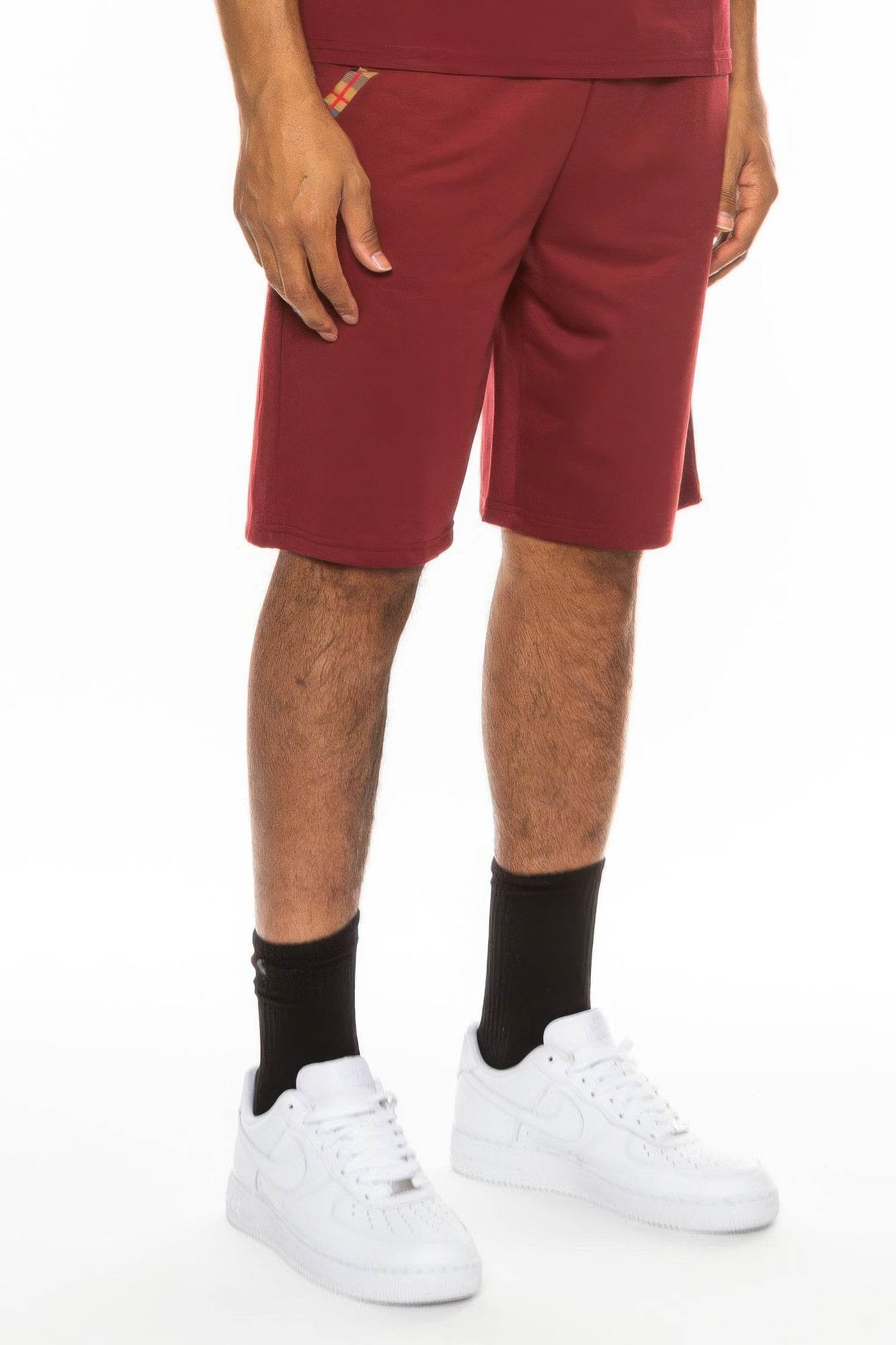 Plaid Checkered Band Shorts - Purcell's Clothing Company