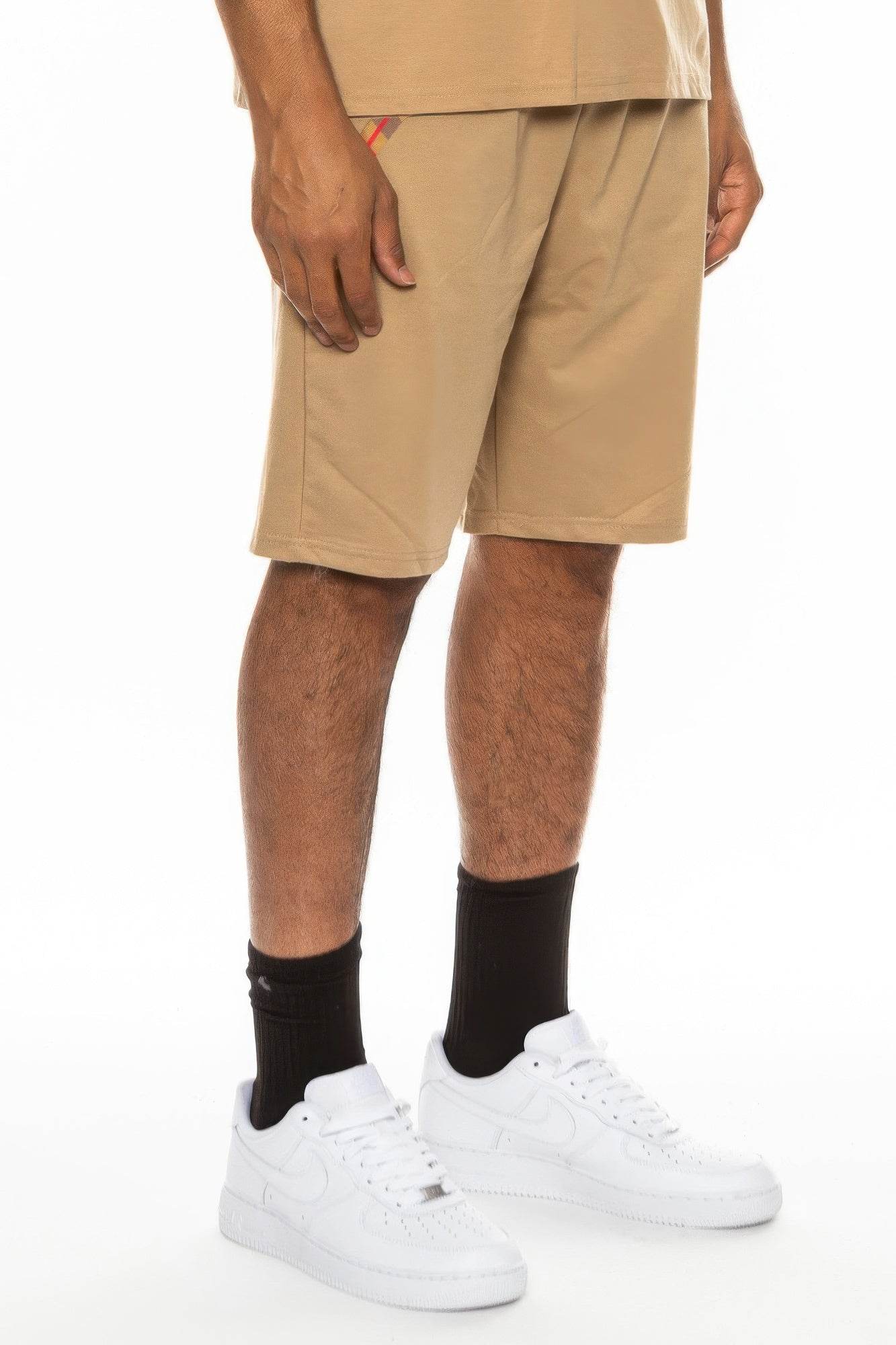 Plaid Checkered Band Shorts - Purcell's Clothing Company