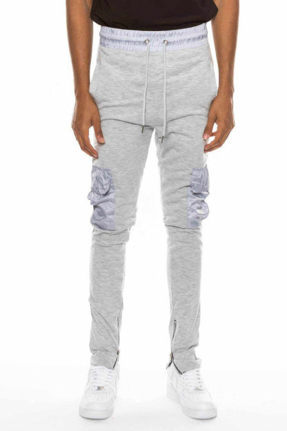 Heathered Cotton Blend Joggers - Purcell's Clothing Company