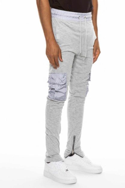 Heathered Cotton Blend Joggers - Purcell's Clothing Company