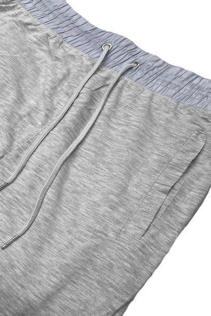 Heathered Cotton Blend Joggers - Purcell's Clothing Company