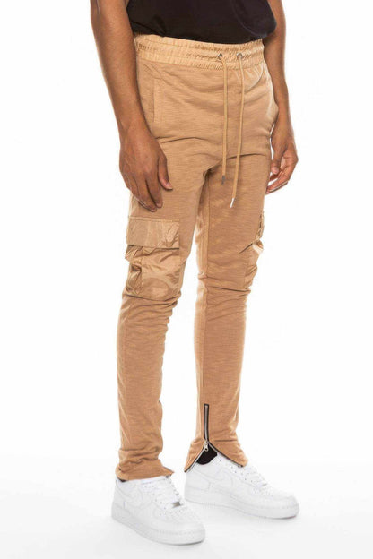Heathered Cotton Blend Joggers - Purcell's Clothing Company