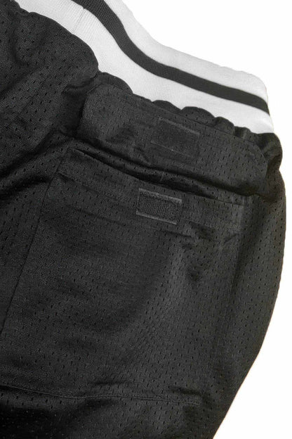 Striped Band Solid Basketball Shorts - Purcell's Clothing Company