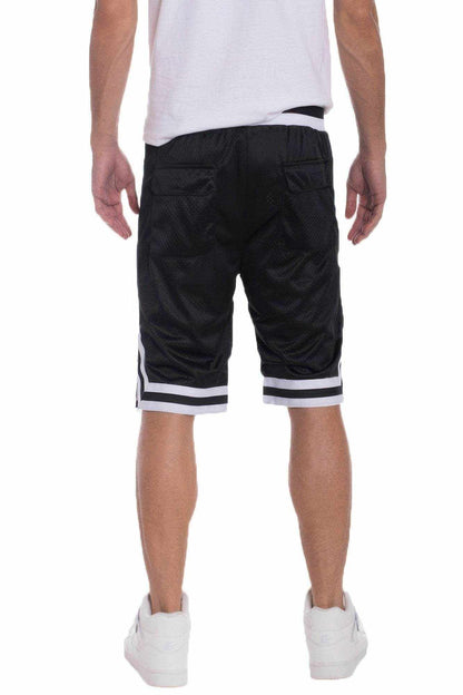 Striped Band Solid Basketball Shorts - Purcell's Clothing Company