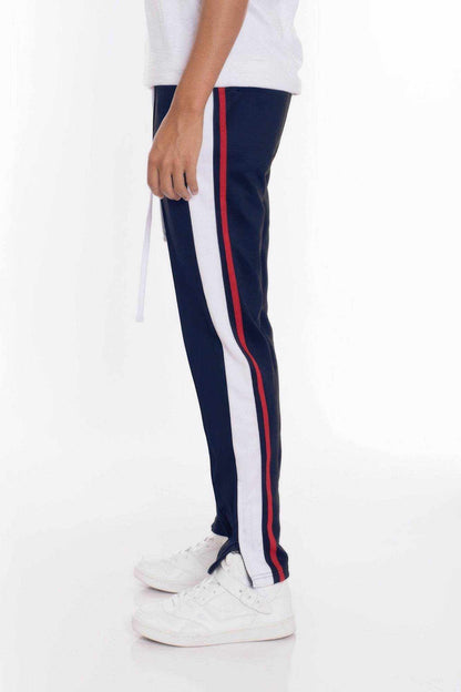 Striped Tricot Tapered Sweatpant Pants - Purcell's Clothing Company